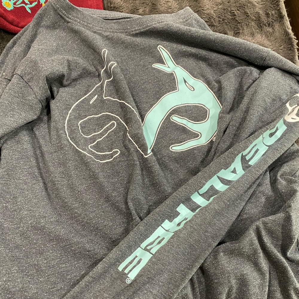 Real tree grey long sleeve